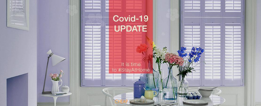 covid-19 information from Cheap Shutters